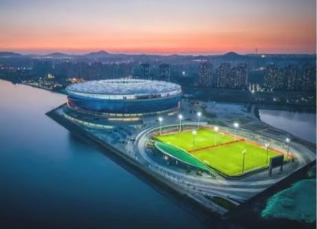 大連梭魚(yú)灣專業(yè)足球場(chǎng)